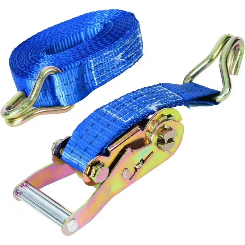 3Ton 2 inch tie down strap 50mm 10M ratchet  tie down lashing strap cargo lashing belt
