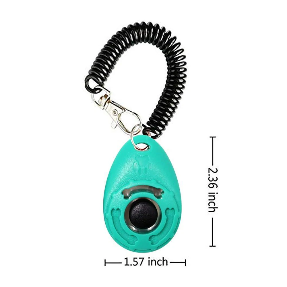Customized Logo Pet Training Dog Trainer Clicker Positive Behavior Reinforcer for Pets Use to Reward and Train