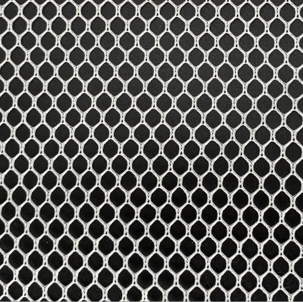 Outdoor strong polyester hex mesh fabric sold by the yard material for bag