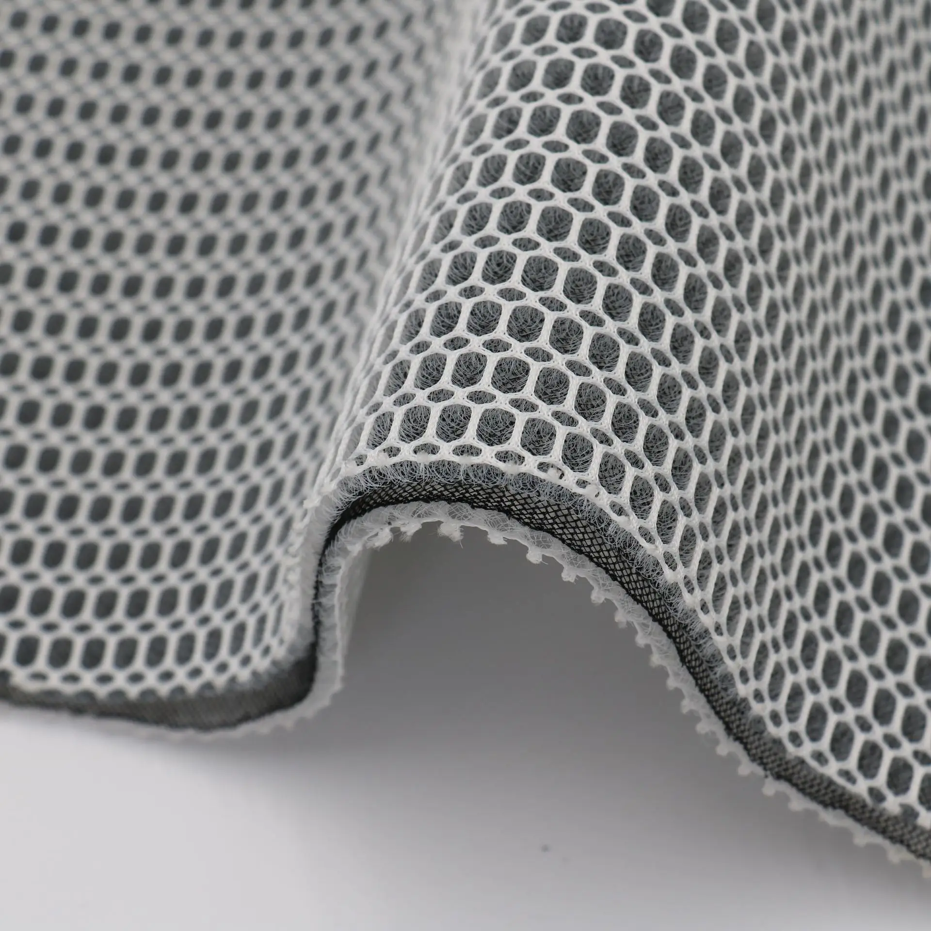 Best selling eco-friendly soft and breathable 100% polyester 3d air mesh spacer fabric for mattress auto upholstery