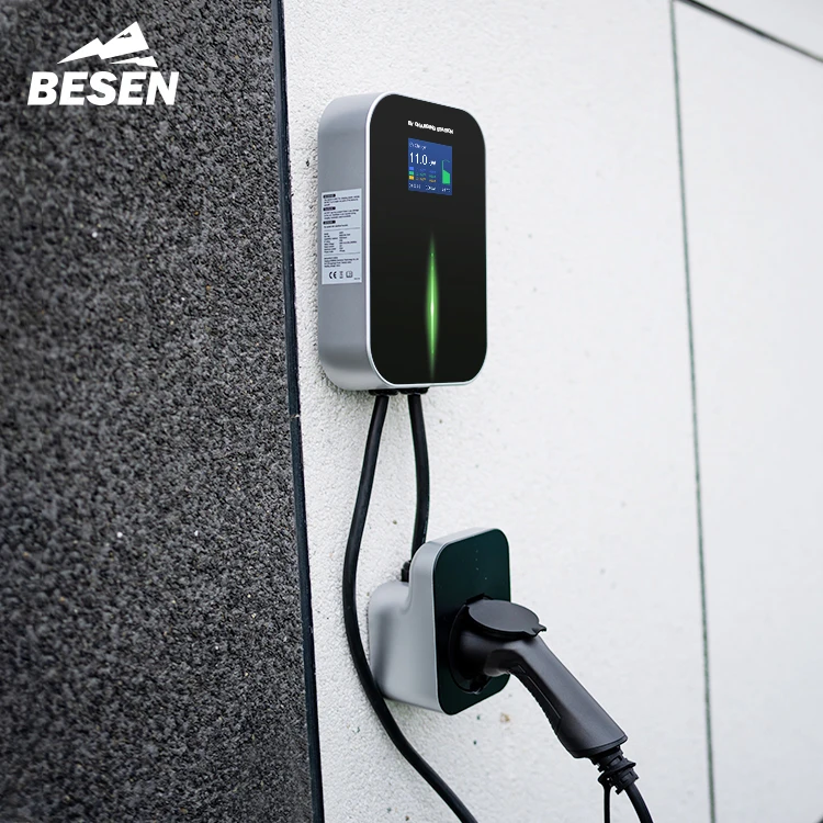 BESEN Factory OEM 11kW EV CHARGING STATION APP Wifi 16A 3Phase EV charger wallbox for electric vehicle