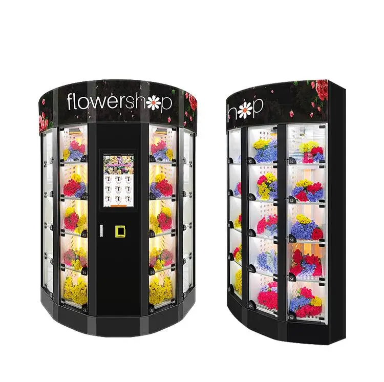 wholesale flower vending machine price flower bouquet flower vending machine japan