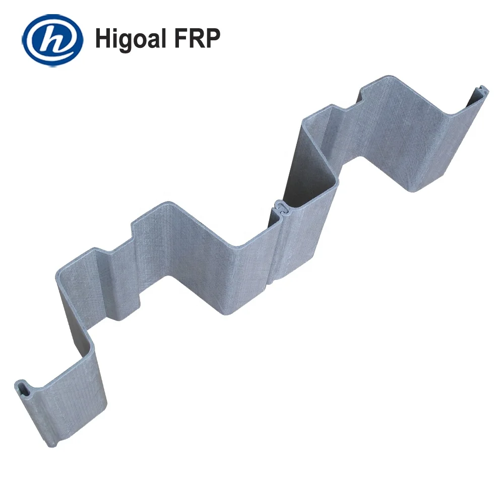 FRP steel sheet pile / weight and rotproof