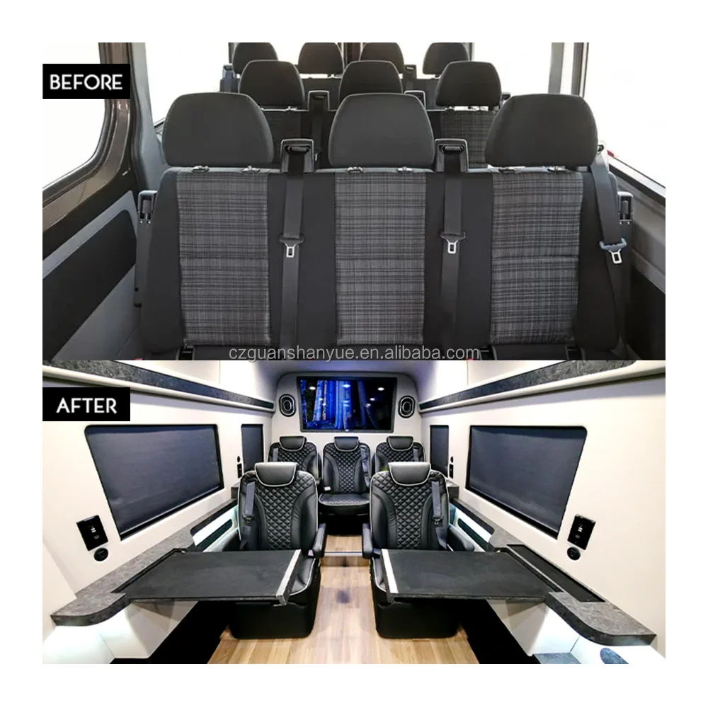 2024 luxury Mercedes Sprinter Van Full Interior Car Modification Interior Upgrade Kit for Vito Car W447 Mercedes Sprinter