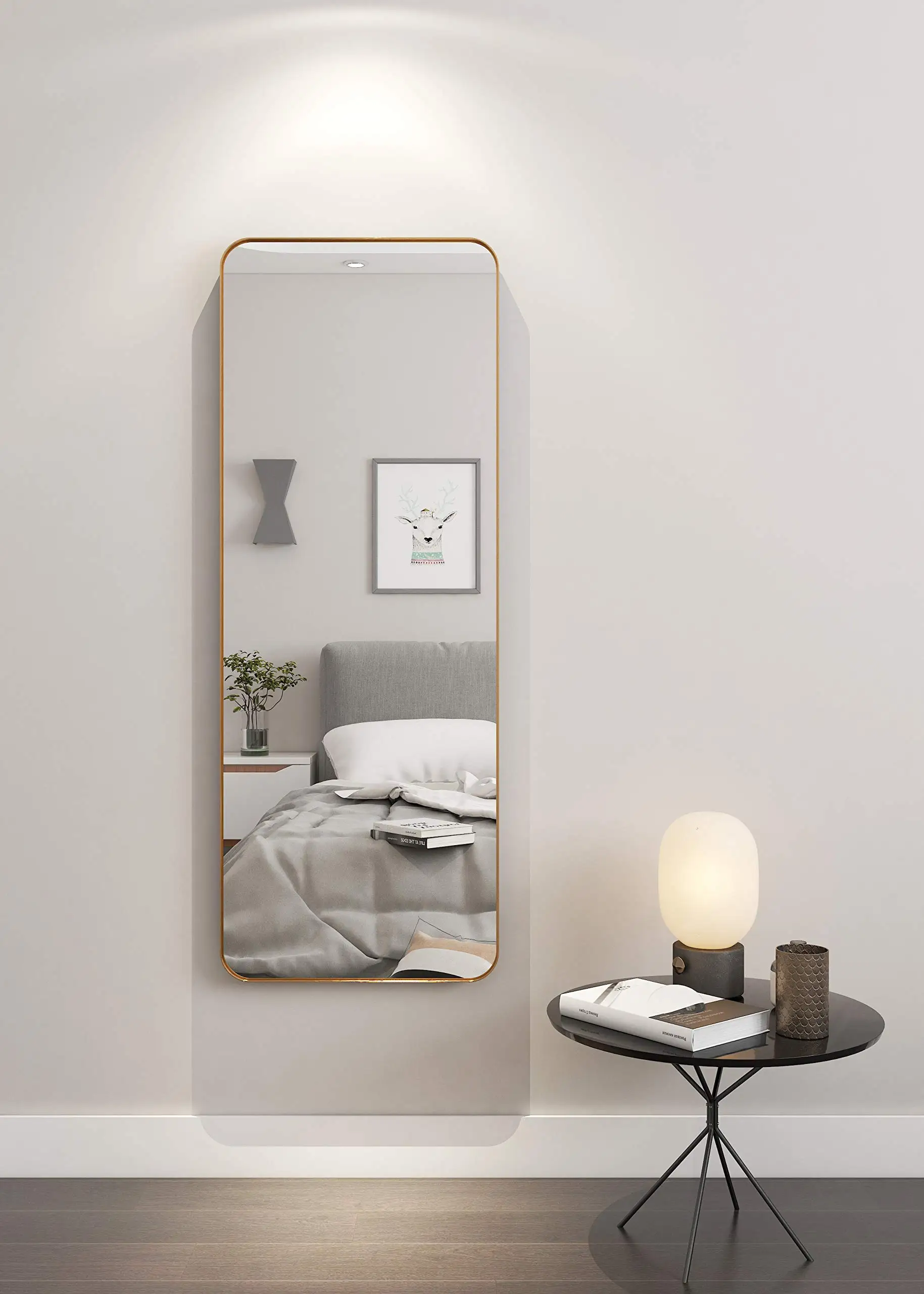 white big long european travel antique full length body vanity mirror cheap aesthetic for wall classic  bedroom Espejo