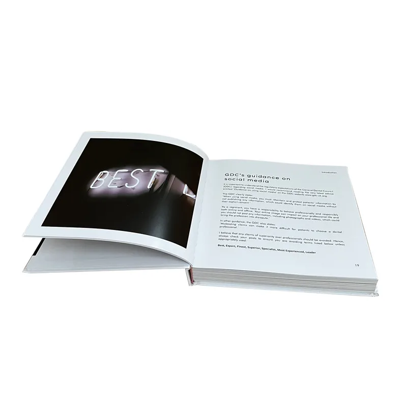 Hardcover book printing service with your logo custom size color book printing hardcover book printing machine