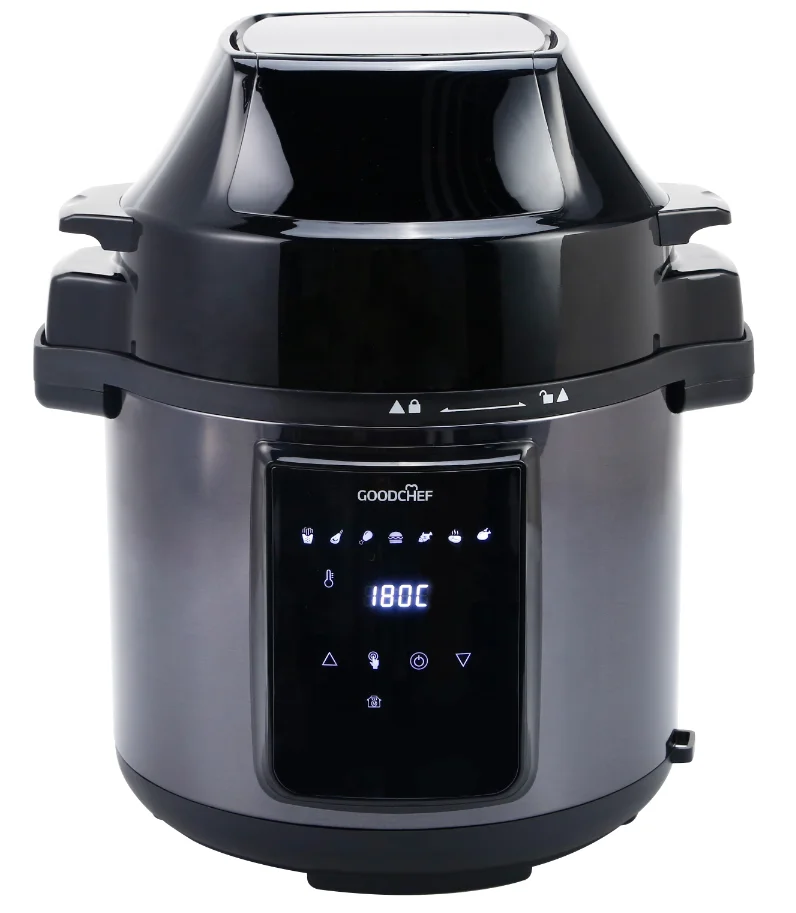 High-tech Touch Screen Panel 5L ,6L 8L Multi Functions High Temperature Industrial Pressure Cooker