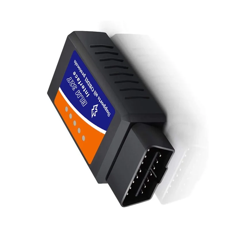 elm327 bt obdii  size-B OBD V2.1 BT OBDII with low power consumption chip LDO car diagnostic tool Scanner
