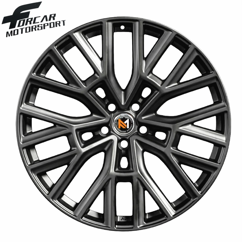 Forcar T6061 New Design Gloss Black Aftermarket Wheels 5 Holes Custom OEM Forged Wheels