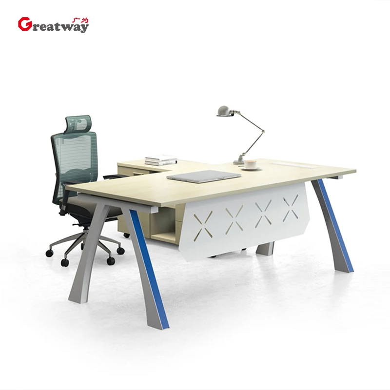 High Quality Library Furniture Study Desk Table Office Desk Staff Workstation