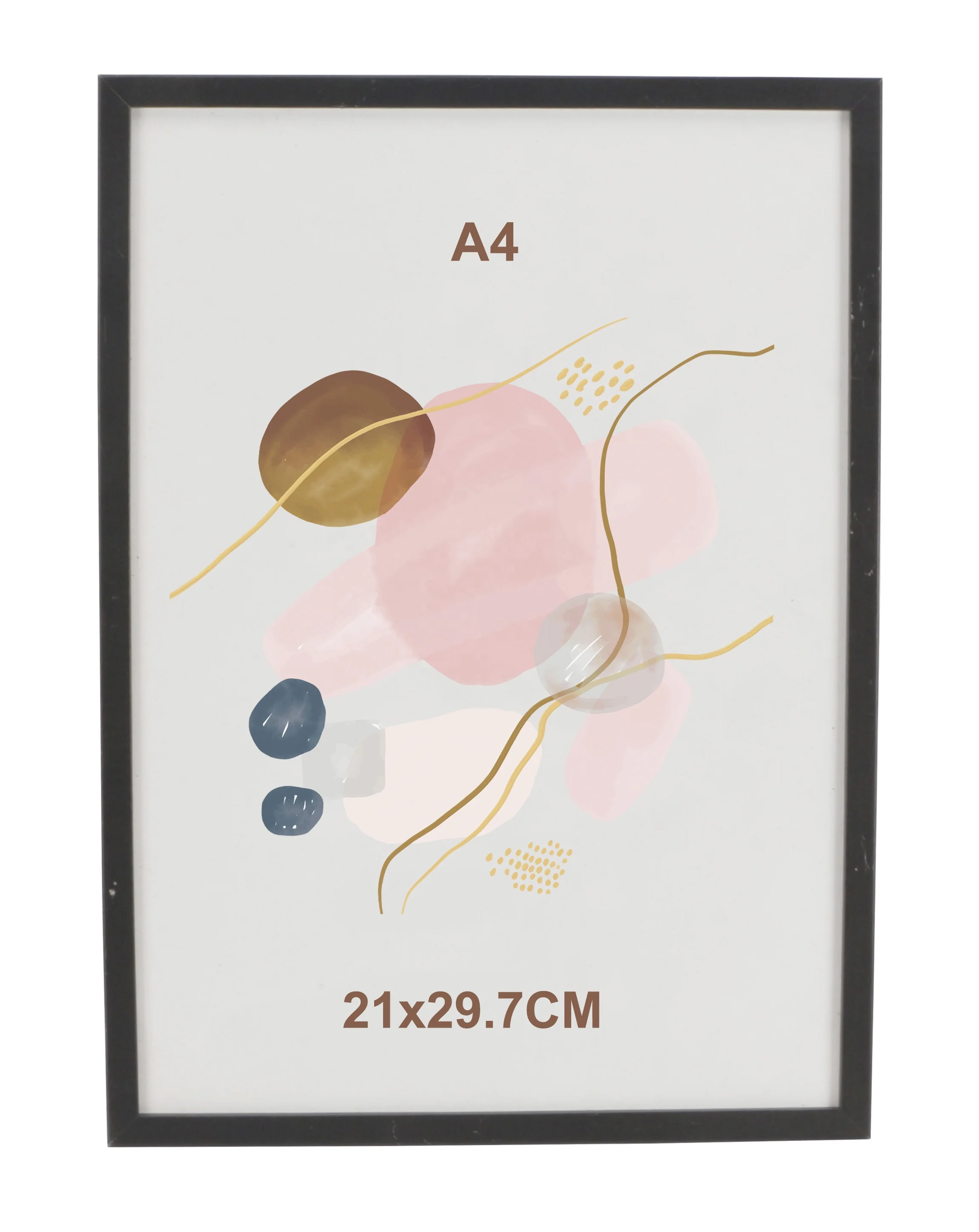 Customized A4 Wooden Photos Picture Hanging Cheap Display Frame for Home Office Decor poster frames