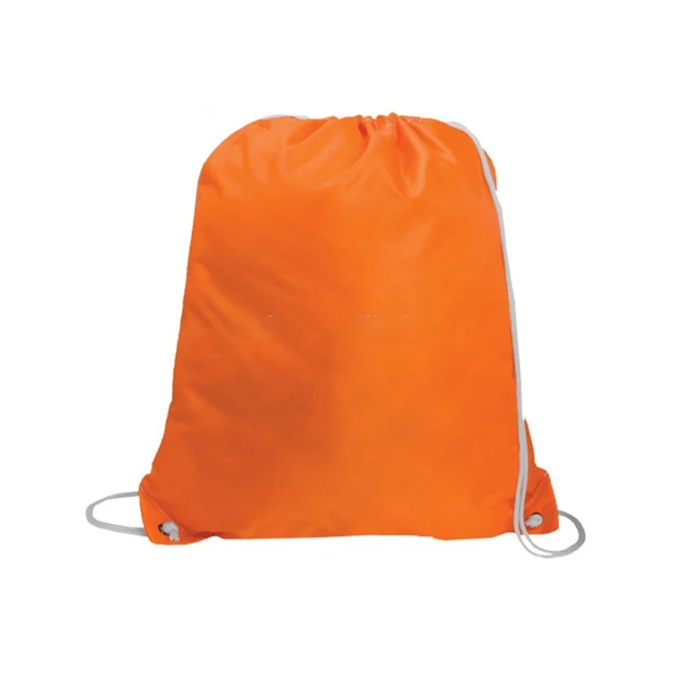 New Wholesale Promotional Custom Waterproof Gym Draw String Polyester Bags Sport Nylon Backpack Drawstring Bag