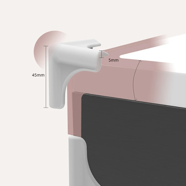3 Sides Baby Safety Silicone Edge Guard Corner Protector for Table Cabinet