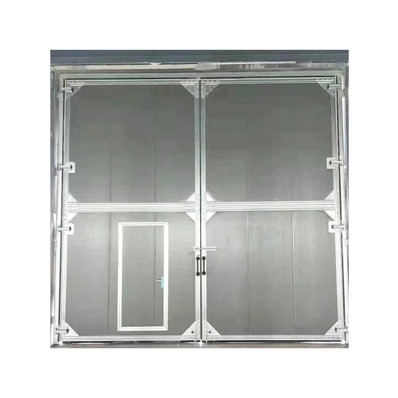 Stainless Steel Dust Resistant High Temperature Industrial Flat Opening Door Automatic Flat Door Opening