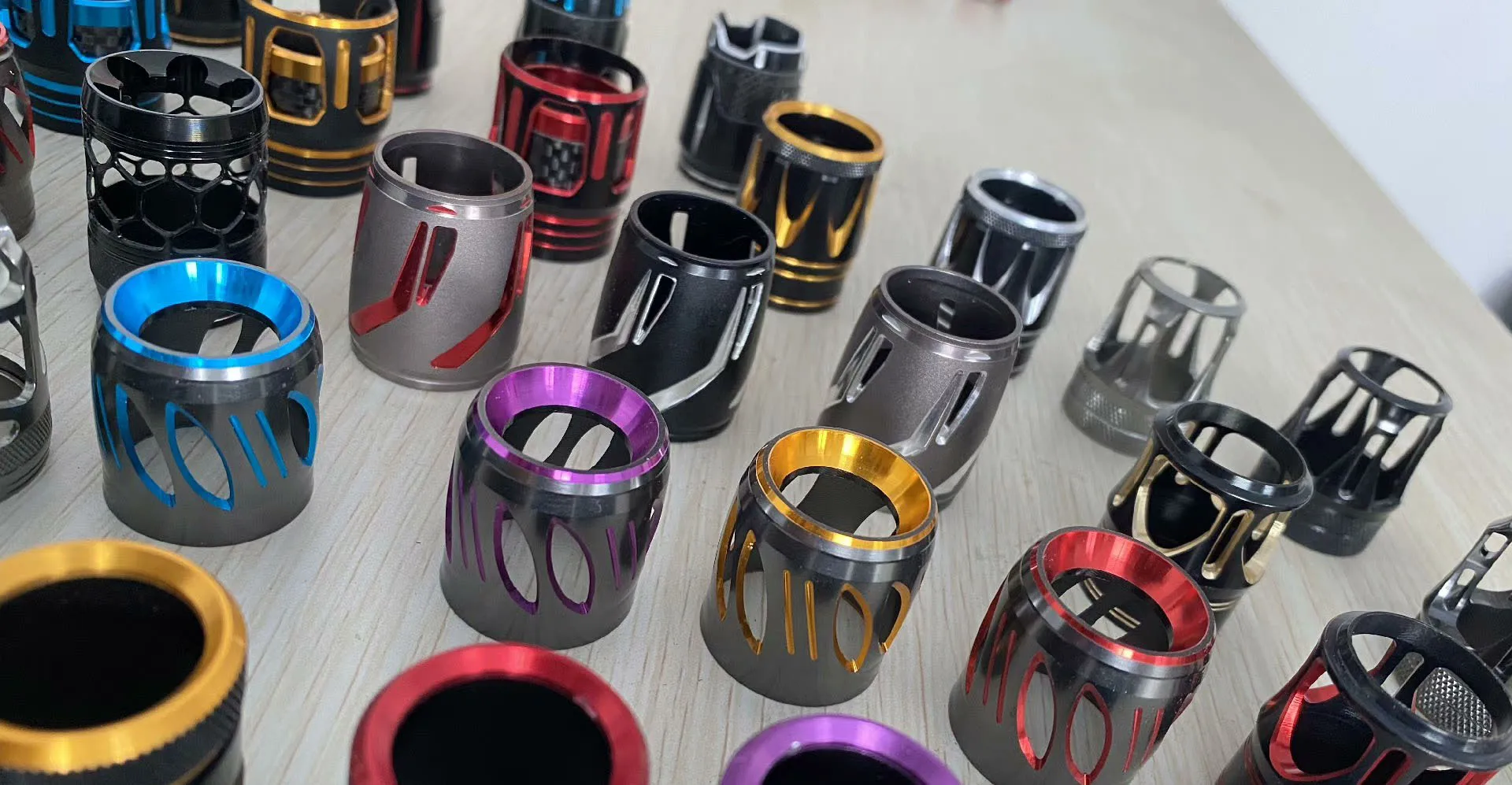 Fishing Rod Accessories Anodized Aluminum Winding Checks