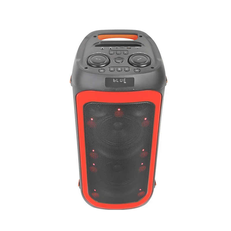 Temeisheng TMS-639 Dual 6.5 Inch Karaoke Speaker Best seller OEM customize Dynamic Light Show Active Sound System for Home Party