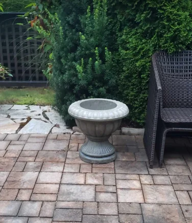 New design Precast garden decorative concrete  planter flower pot plastic molds for cement pots