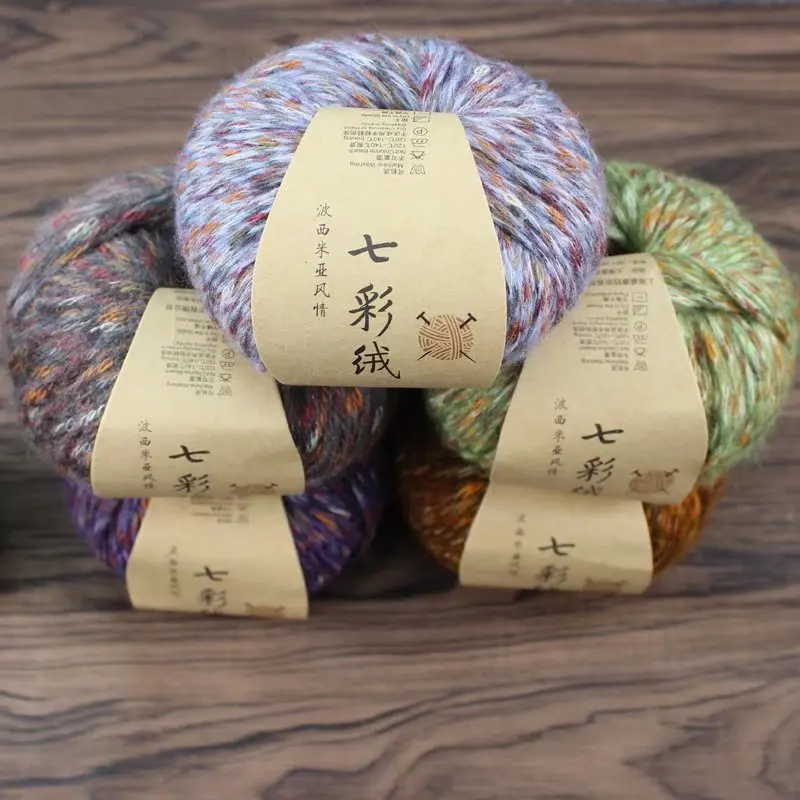 Colorful velvet 60%cotton/40%acrylic fiber cotton blended yarn blended yarn core spun dyed yarn for knitting