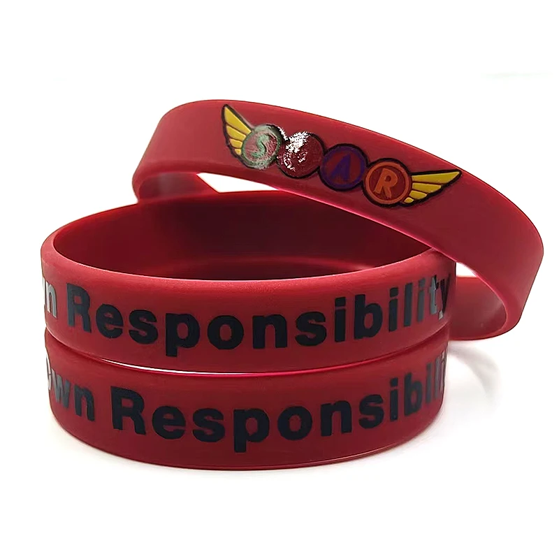 Wholesale Printing Rubber Bracelet Bands Custom Silicon Wristband For Personalized Gifts Bracelet