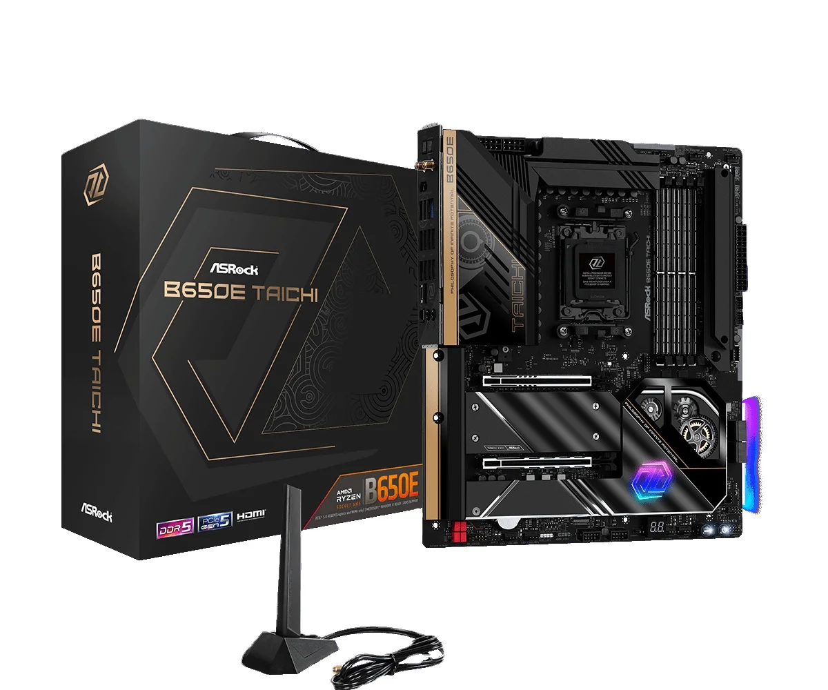 Brand New Asrock B650E TAICHI Motherboard Support 7000 Series Processors