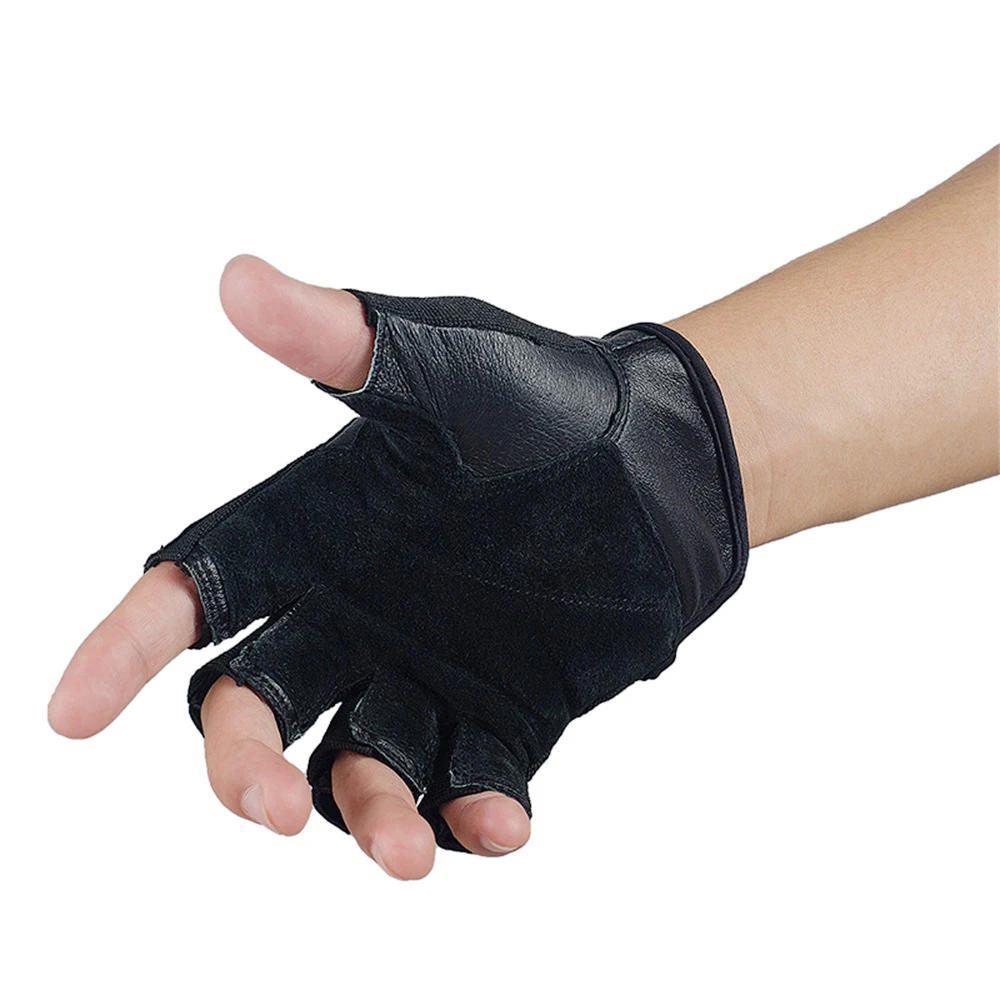 manufacturers 2020 fashion genuine leather crossfit gym gloves breathable fitness exercise weightlifting gloves