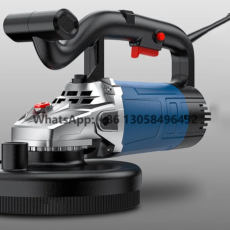 Power Floor Sanding Tools Dust-free Sander Portable Handheld Grinding Machine 180mm Electric Wall Grinder for Metal Rust Removal