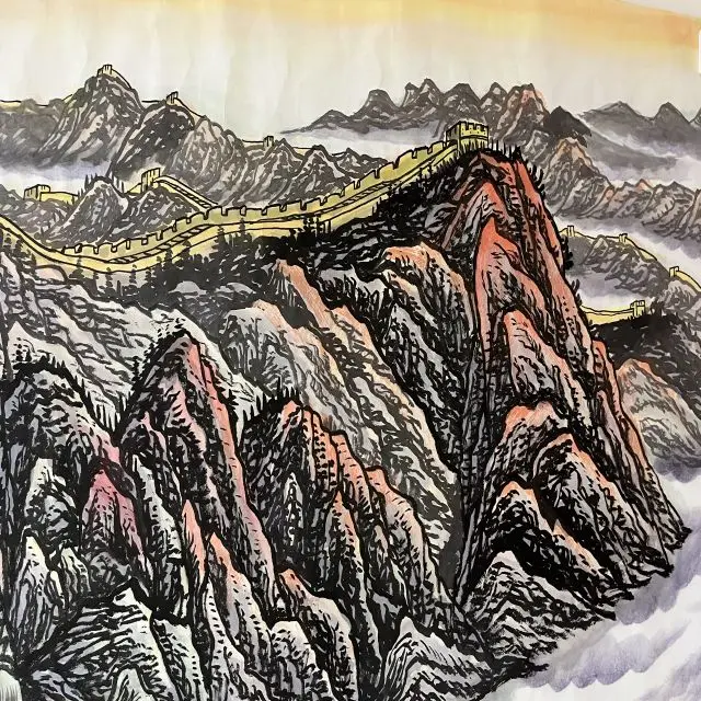 Beautiful traditional Chinese Calligraphy and plum flower art canvas paintings for wall decor