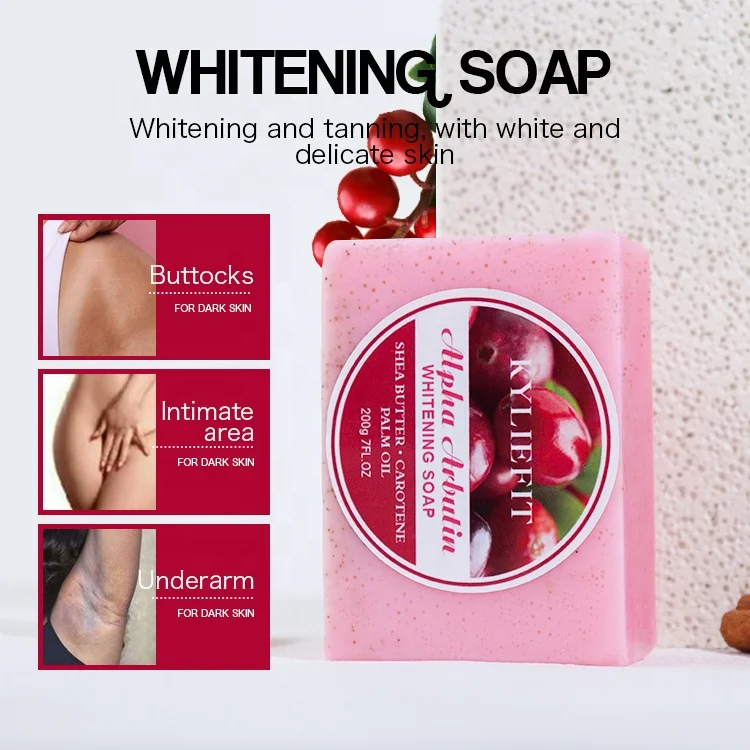 Manufacturer 5 Days Bleaching Unisex Pigmentation Correctors Dark Spot Lightening Repairing Skin Whitening Arbutin Soap Bar