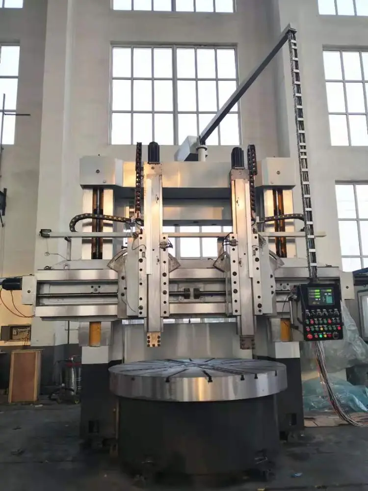  Токарный станок от производителя NC высокопроизводительный вертикальный револьверный токарный с числовым управлением и двойной колонкой