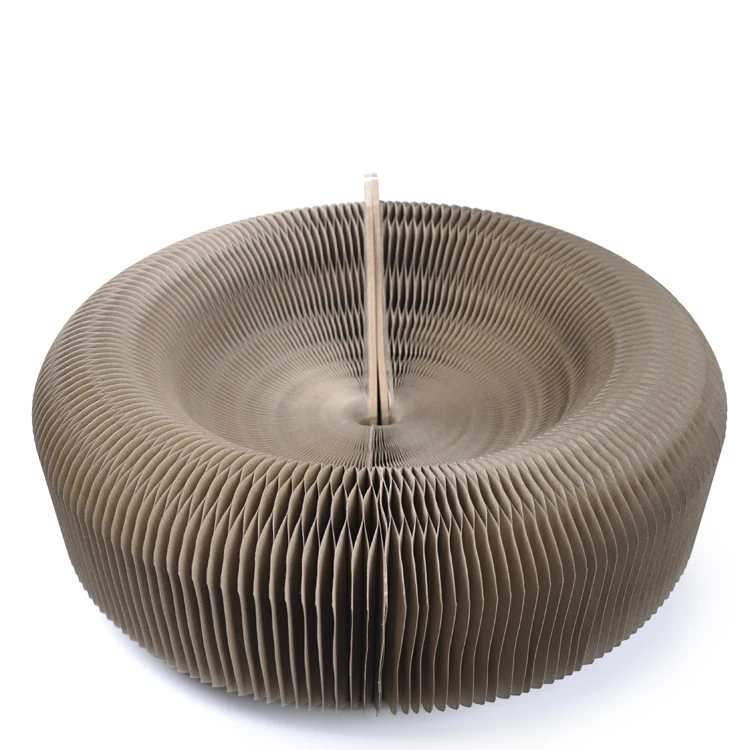 Wholesale New High Quality Accordion Shape Cat Scratcher Lounge Corrugated Cat Scratcher House Backpacks