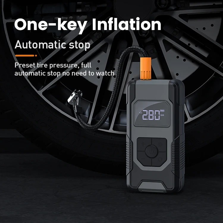 Cordless Dual Tire Inflators Portable 12V Air Compressor For Car Battery Air compressors Electric Pump Hot sale