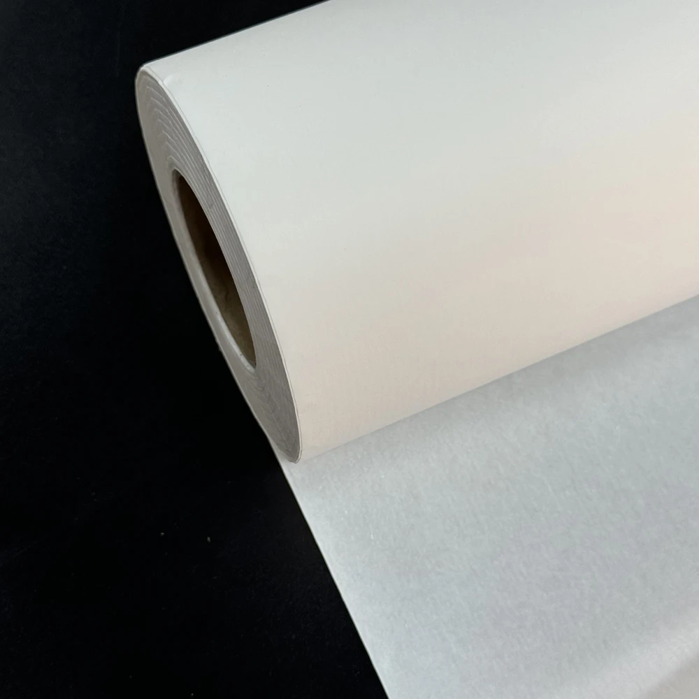 Roll Packing Polyamide Transparent Glue Hot Melt Adhesive Webbing With Release Paper