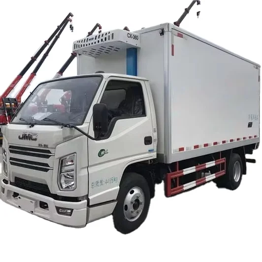 4 * 2 Mini Refrigerator, Vegetable and Meat Transport, Refrigerated Truck