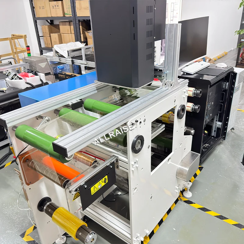 Digital A3 A4 Bopp Plastic Cards PVC PET Film Inkjet UV Roll to Roll Printing Machine 100mm Paper Bar Code Label Printer Machine