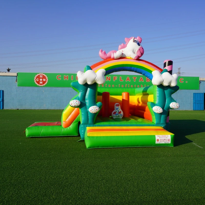 T2-3490 Jungle inflatable bouncer with slides  kids combo bounce combo jumping castle