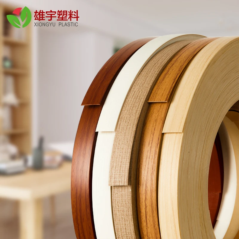 Xiongyu Manufacturer Tape Edgebanding Mdf High Gloss Pvc Edge Banding For Furniture