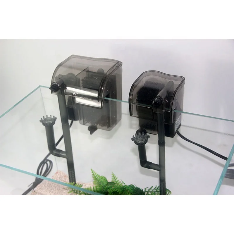 Small Circulating Waterfall Wall Mounted Filter Fish Tank Filter Three In One Filter Pump Silent and Oxygenated Water Pump