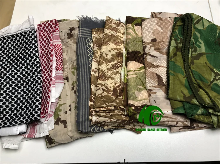 Kango Palestine Scarf Shemagh Keffiyeh Arab Custom Design Scarf Tactical Yashmagh Shemagh