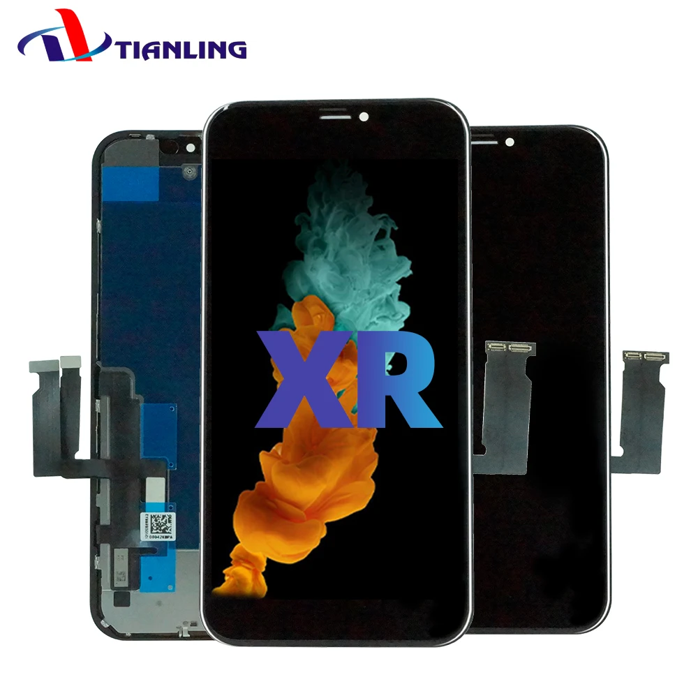 6.1' mobile phone oled lcd for iphone XR lcd display touch screen Digitizer Assembly for iphone XR lcd touch screen Replacement