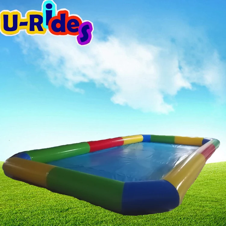 Wholesale outdoor above ground  0.9mm PVC above ground inflatable swimming pool for Amusement park
