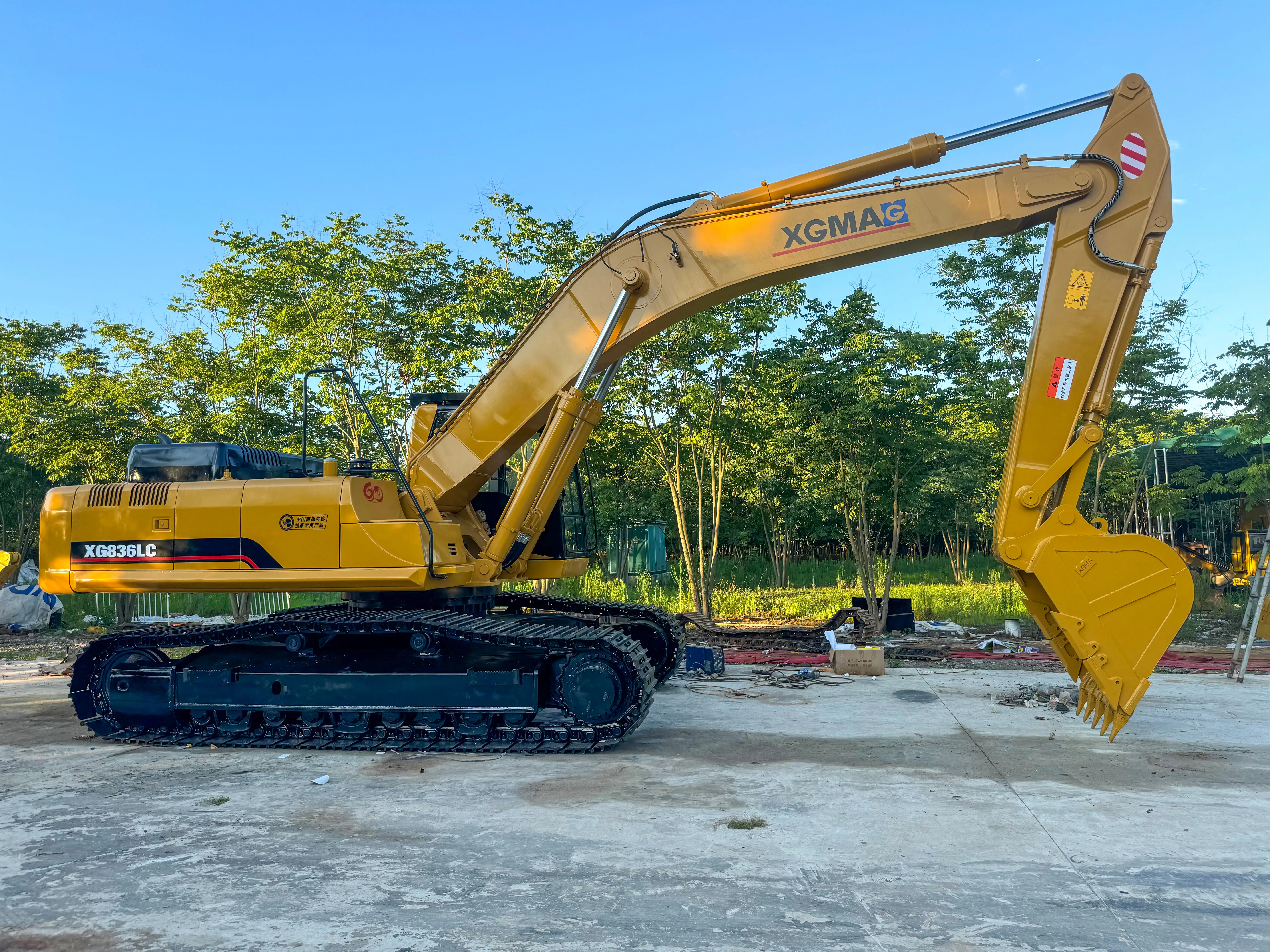 Cheap 36 ton excavator used large excavator XGMA XG836LC China second hand excavator ready to ship
