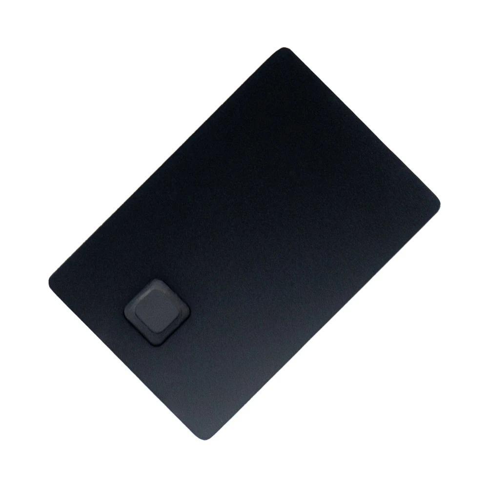 0.8mm Laser Engraved Blank Stainless Steel Metal Credit Card Bank Atm Card with EMV Chip Slot Magnetic Stripe Metal Card