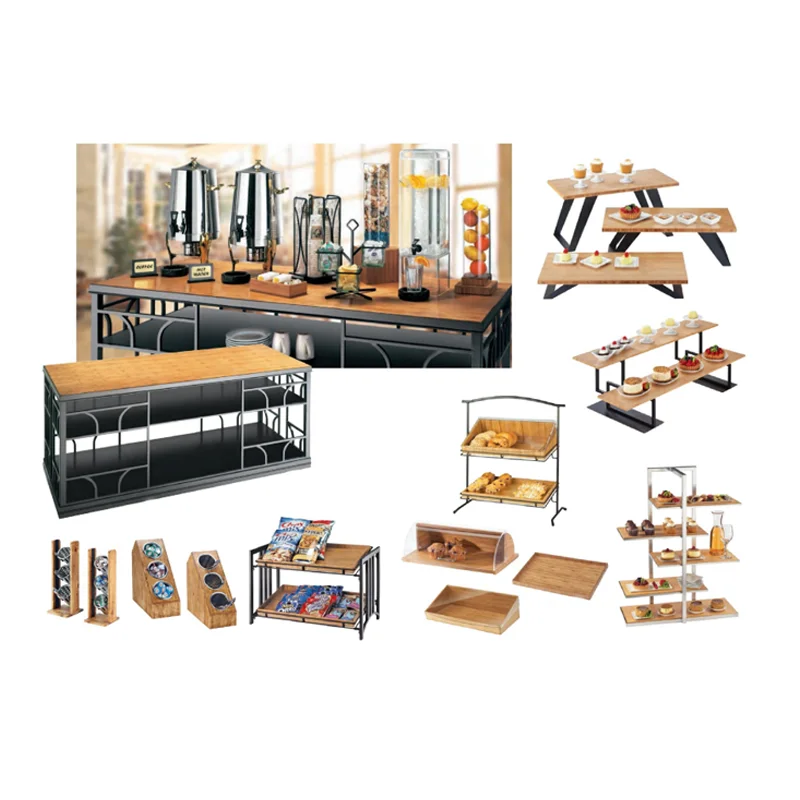 five star hotel luxury dessert display stand 3 tiers golden cake stand for wedding party