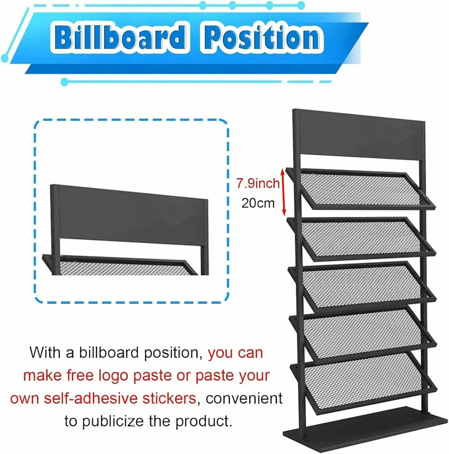Showroom Large Capacity Floor Porcelain Ceramic Tiles Organizer Shelves Sample Display Rack Stand