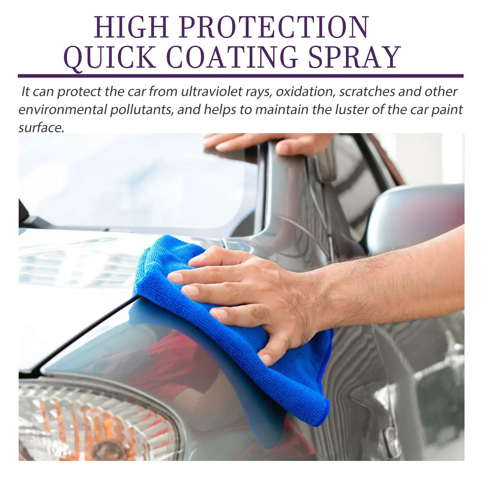 High Protection 3 In 1 Quick Coating Spray Car Shield Coating Car Paint Repair Car Exterior Restorer Ceramic Spray Coating Quick