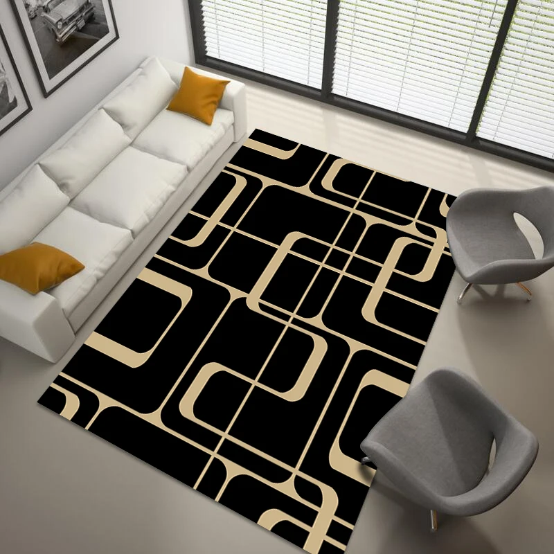 New model geometric carpets and rugs Nordic 3d rug geometric style capet for living room