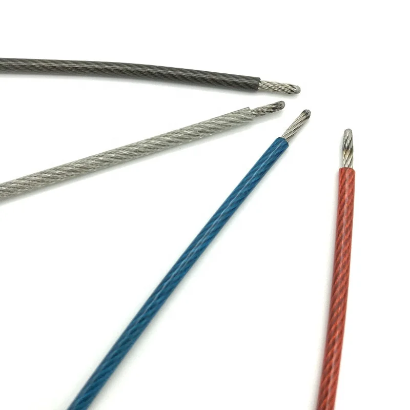 Hot sale Wire Rope Clothesline Washing lines strong life steel core PVC coated rope laundry Dryer clothes drying line green