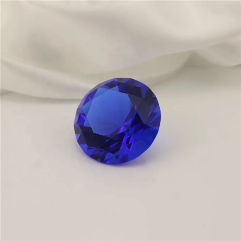 Wholesale Crystal Diamond decoration glass paperweight glass diamond shape glass table diamond