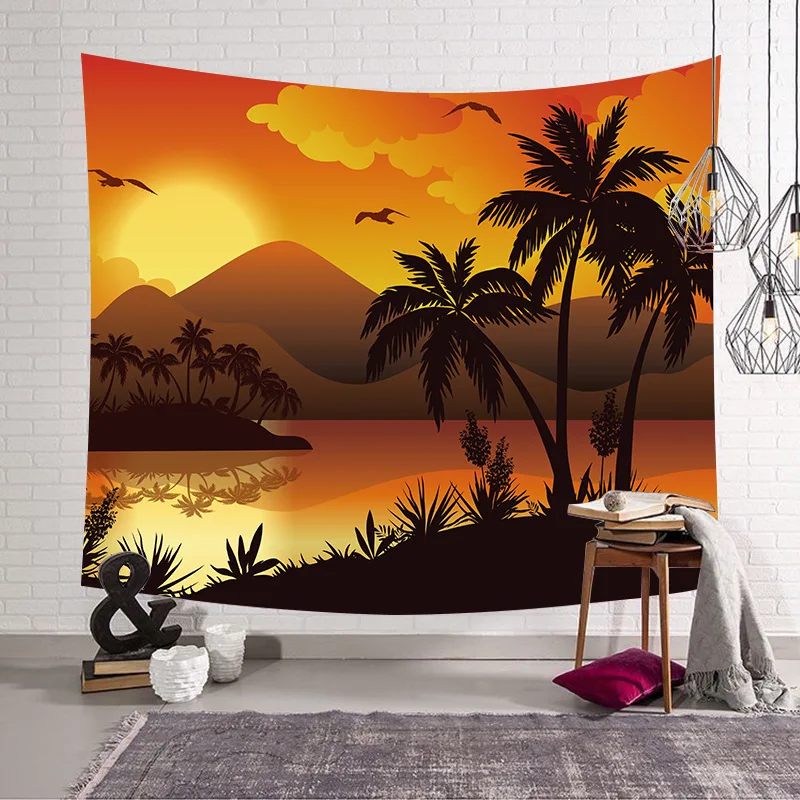 Hot Selling Machine Washable Art Decor Tapestry Wall Hanging Bedroom