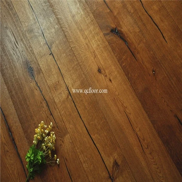 rustic wood wax oiled prefinished hardwood flooring